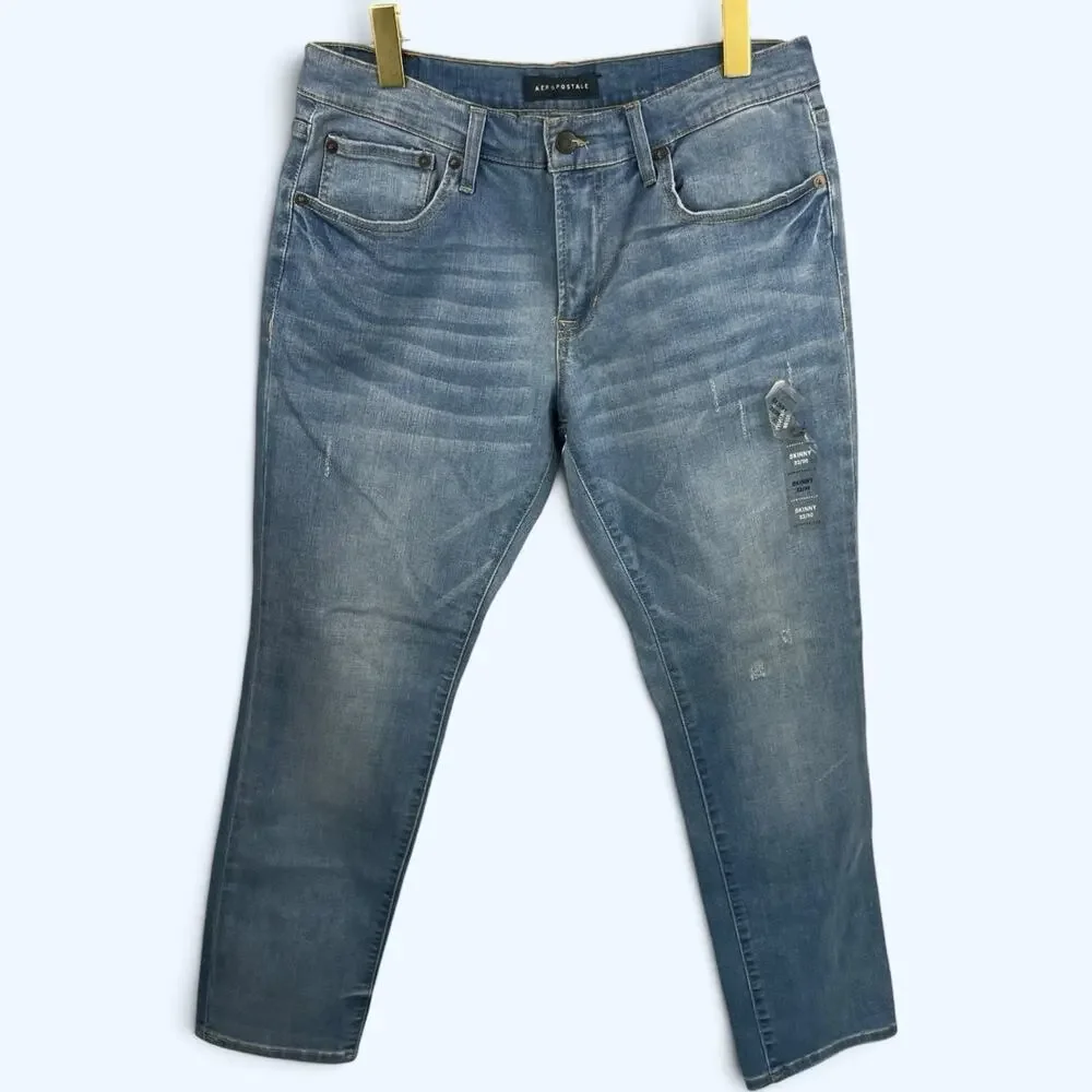 Aeropostale Flex Effects Skinny Jeans Stretch Men's Size 32x30